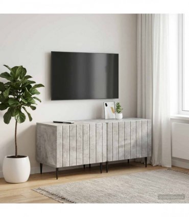 vidaXL TV Cabinet Concrete Grey Engineered Wood — V0672276001