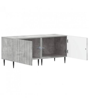 vidaXL TV Cabinet Concrete Grey Engineered Wood — V0672276001