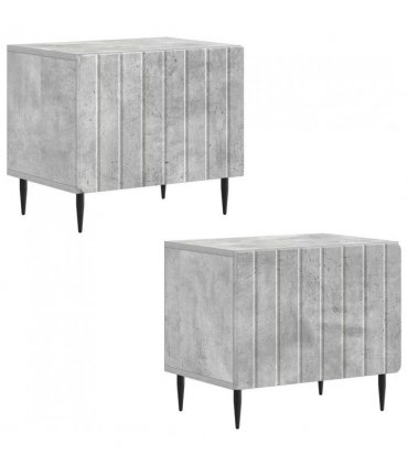 vidaXL TV Cabinet Concrete Grey Engineered Wood — V0672276001