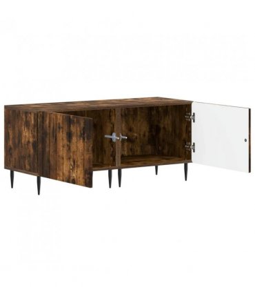 vidaXL TV Cabinet Smoked Oak Engineered Wood — V0672276002