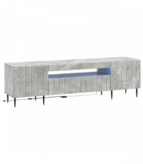 vidaXL LED TV Cabinet Concrete Grey Engineered Wood — V0672276006