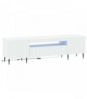 vidaXL LED TV Cabinet White Engineered Wood — V0672276014