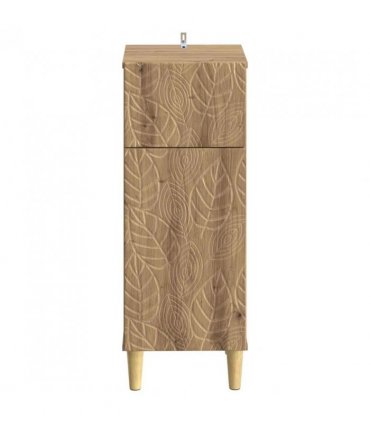 vidaXL Bathroom Storage Cainet DELFT Artisan Oak 30 x 31 x 80 cm