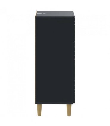 vidaXL Bathroom Storage Cainet DELFT Black 30 x 31 x 80 cm