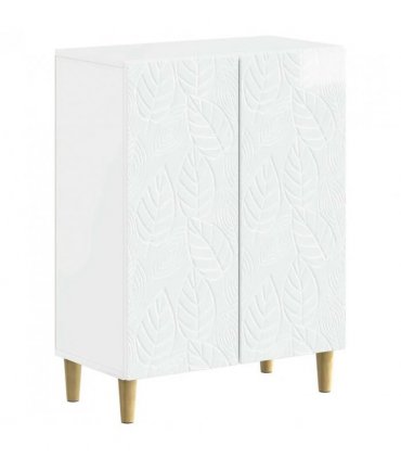 vidaXL Bathroom Storage Cainet DELFT High Gloss White
