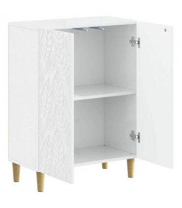 vidaXL Bathroom Storage Cainet DELFT High Gloss White