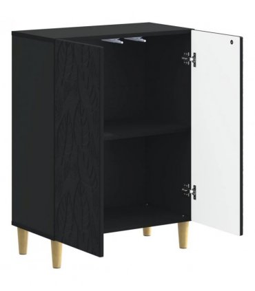 vidaXL Bathroom Storage Cainet DELFT Black 59.5 x 31 x 80 cm