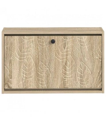 vidaXL Wall-Mounted Shoe Cabinet DELFT 71 x 17 x 43 cm Engineered Wood — Colour: Sonoma oak