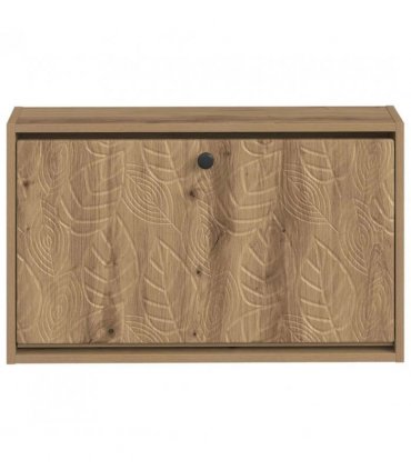 vidaXL Wall-Mounted Shoe Cabinet DELFT 71 x 17 x 43 cm Engineered Wood — Colour: Artisan oak