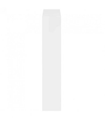 vidaXL Wall-Mounted Shoe Cabinet DELFT 71 x 17 x 86 cm Engineered Wood — Colour: High gloss white