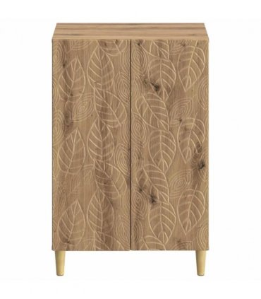 vidaXL Shoe Cabinet DELFT 59.5 x 39.5 x 90 cm Engineered Wood — Colour: Artisan oak