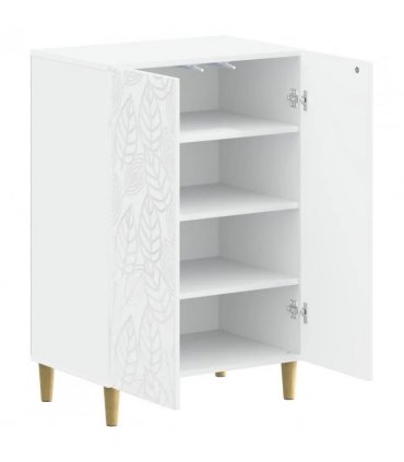 vidaXL Shoe Cabinet DELFT 59.5 x 39.5 x 90 cm Engineered Wood White