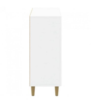 vidaXL Shoe Cabinet DELFT 59.5 x 39.5 x 90 cm Engineered Wood White