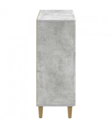 vidaXL Shoe Cabinet DELFT 59.5 x 39.5 x 90 cm Engineered Wood — Colour: Concrete grey