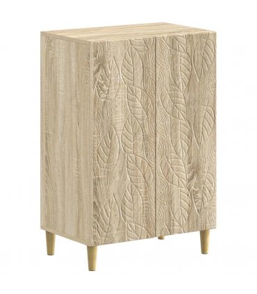 vidaXL Shoe Cabinet DELFT 59.5 x 39.5 x 90 cm Engineered Wood — Colour: Sonoma oak