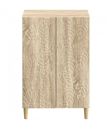 vidaXL Shoe Cabinet DELFT 59.5 x 39.5 x 90 cm Engineered Wood — Colour: Sonoma oak