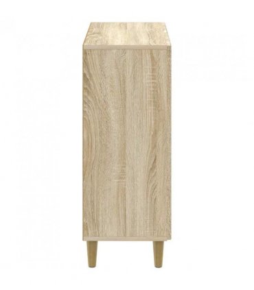 vidaXL Shoe Cabinet DELFT 59.5 x 39.5 x 90 cm Engineered Wood — Colour: Sonoma oak