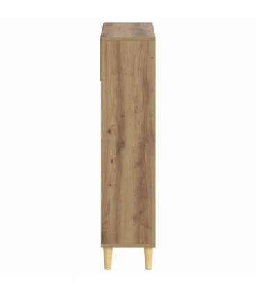 vidaXL Shoe Cabinet DELFT 78 x 24 x 103 cm Engineered Wood Artisan Oak