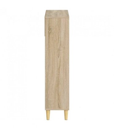 vidaXL Shoe Cabinet DELFT 78 x 24 x 103 cm Engineered Wood Sonoma Oak