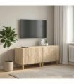 vidaXL TV Cabinet Sonoma Oak Engineered Wood — V0672276430