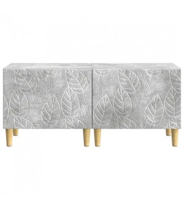 vidaXL TV Cabinet Concrete Grey Engineered Wood — V0672276433