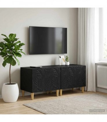 vidaXL TV Cabinet Black Engineered Wood — V0672276437