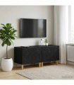 vidaXL TV Cabinet Black Engineered Wood — V0672276437