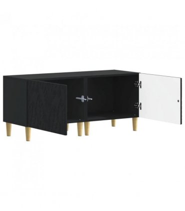vidaXL TV Cabinet Black Engineered Wood — V0672276437