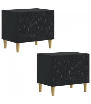 vidaXL TV Cabinet Black Engineered Wood — V0672276437