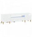 vidaXL LED TV Cabinet High Gloss White Engineered Wood — V0672276438