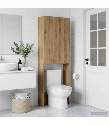 vidaXL Toilet Cabinet DELFT Artisan Oak 66 x 25.5 x 190 cm