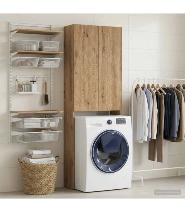 vidaXL Toilet Cabinet DELFT Artisan Oak 66 x 25.5 x 190 cm