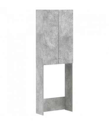 vidaXL Toilet Cabinet DELFT Concrete Grey 66 x 25.5 x 190 cm