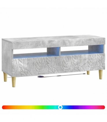 vidaXL LED TV Cabinet Concrete Grey Engineered Wood — V0672276461