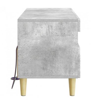 vidaXL LED TV Cabinet Concrete Grey Engineered Wood — V0672276461