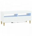 vidaXL LED TV Cabinet White Engineered Wood — V0672276462