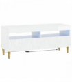 vidaXL LED TV Cabinet High Gloss White Engineered Wood — V0672276463