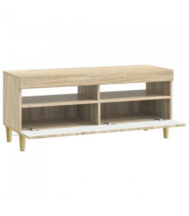 vidaXL LED TV Cabinet Sonoma Oak Engineered Wood — V0672276464