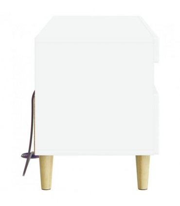 vidaXL LED TV Cabinet White Engineered Wood — V0672276472