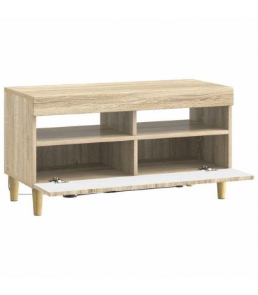 vidaXL LED TV Cabinet Sonoma Oak Engineered Wood — V0672276473