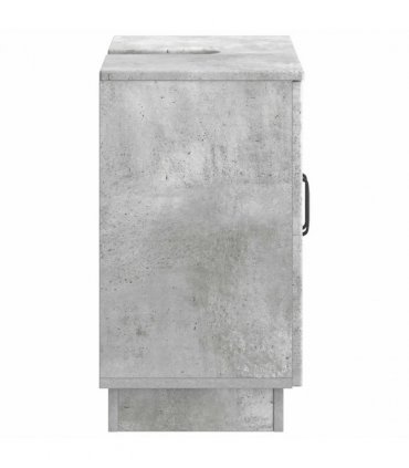 vidaXL Bathroom Sink Cabinet HOORN Concrete Grey 59.5 x 31.5x 56 cm