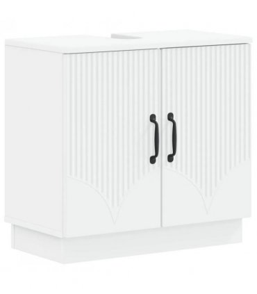 vidaXL Bathroom Sink Cabinet HOORN White 59.5 x 31.5x 56 cm