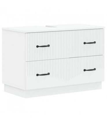 vidaXL Bathroom Sink Cabinet HOORN White 82 x 41x 56 cm