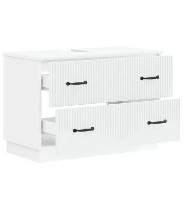 vidaXL Bathroom Sink Cabinet HOORN White 82 x 41x 56 cm