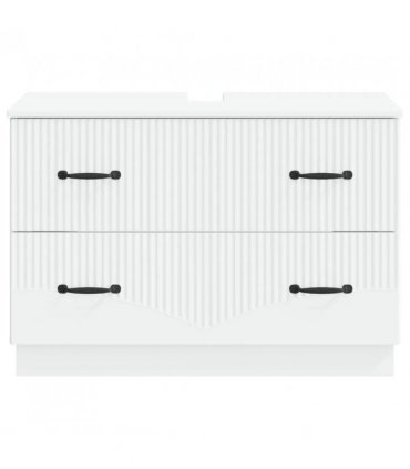 vidaXL Bathroom Sink Cabinet HOORN White 82 x 41x 56 cm