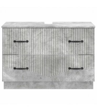 vidaXL Bathroom Sink Cabinet HOORN Concrete Grey 82 x 41x 56 cm