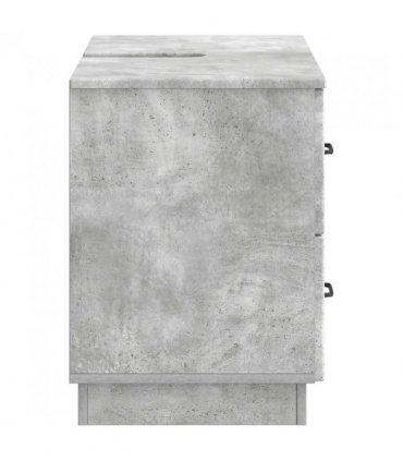 vidaXL Bathroom Sink Cabinet HOORN Concrete Grey 82 x 41x 56 cm