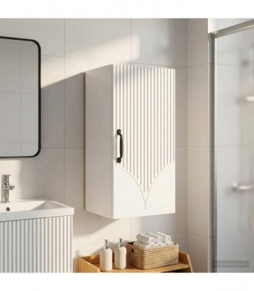 vidaXL Bathroom Wall Cabinet HOORN White 30 x 31 x 59 cm