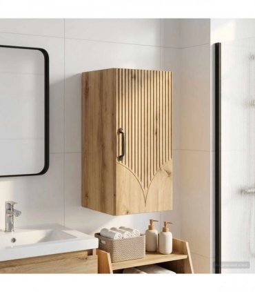 vidaXL Bathroom Wall Cabinet HOORN Artisan Oak 30 x 31 x 59 cm