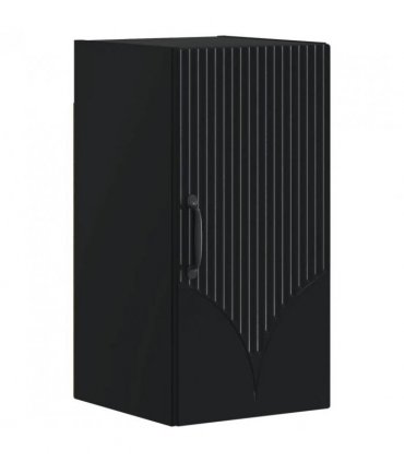 vidaXL Bathroom Wall Cabinet HOORN Black 30 x 31 x 59 cm